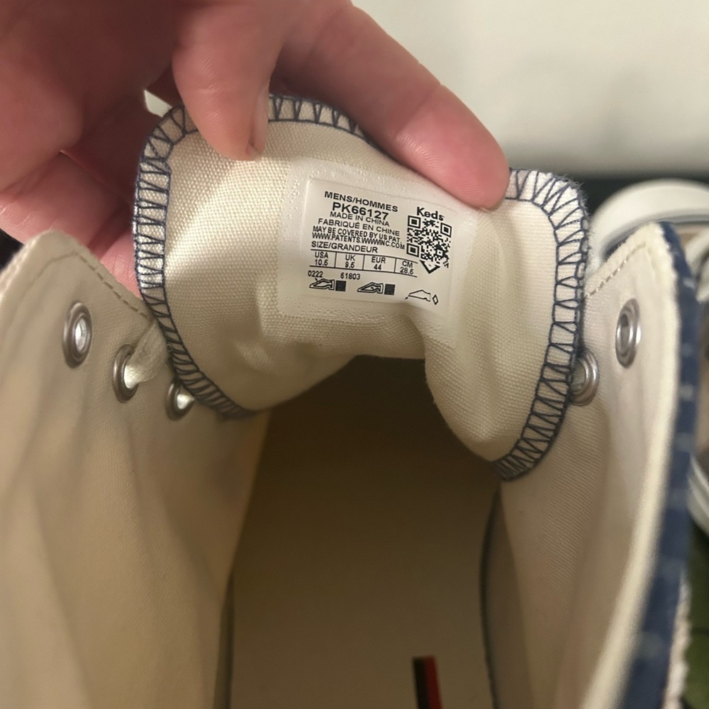 Pro-Keds High-Top Sneakers in Denim & Beige - Picture 10 of 10